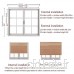 Fenêtre en bambou de style bambou naturel  protection anti-UV  volets roulants durables et coupe-vent avec cordon de serrage Size : 60 * 70cm - B07VJ6F4RP